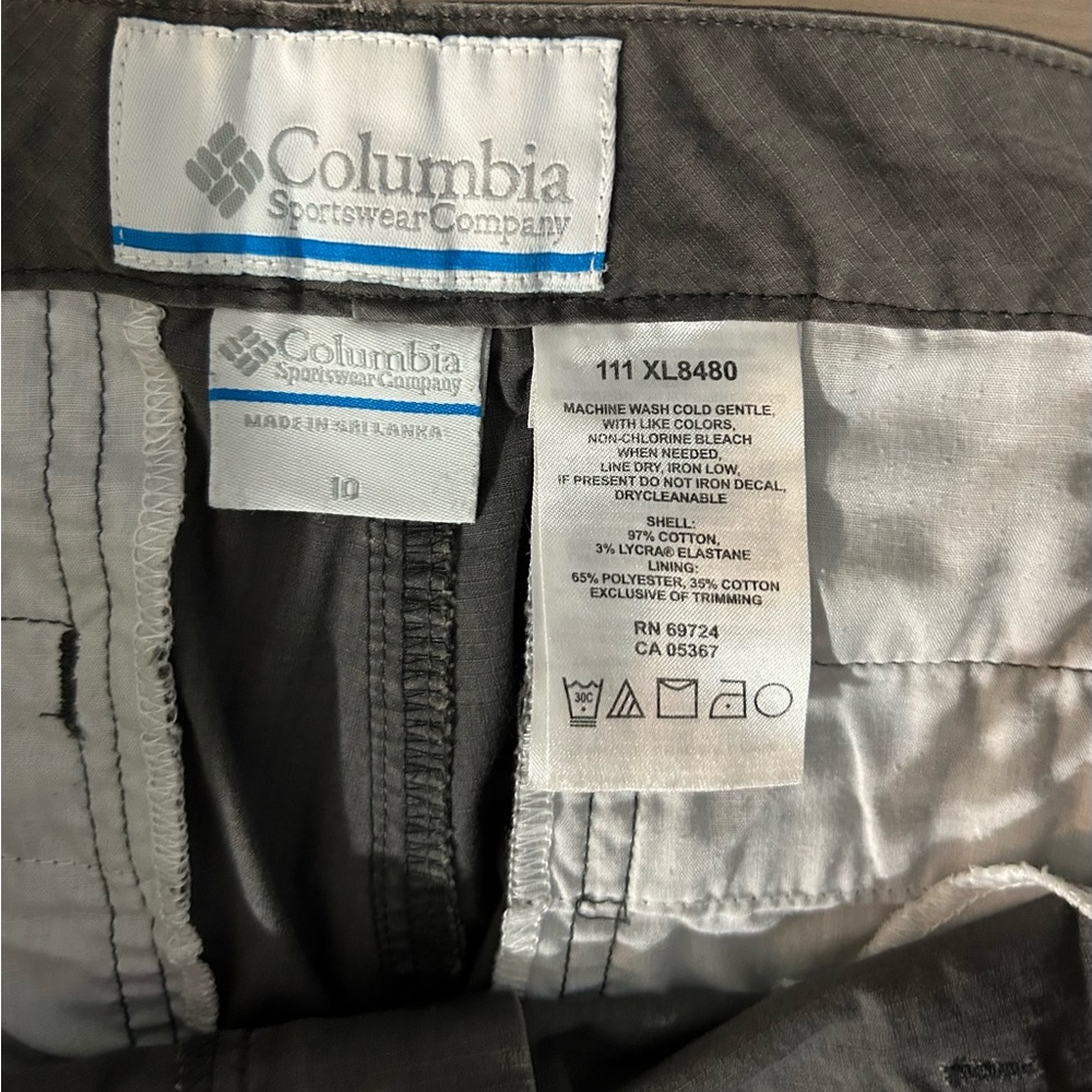 Columbia Gray Adjustable Waist Capris Size 10 - Picture 4 of 16